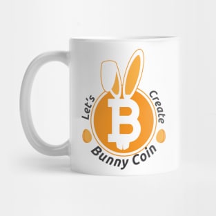 Bitcoin Bunny Coin Funny Easter Egg Cryptocurrency Mug